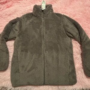 Uniqlo Fleece Jacket in Gray